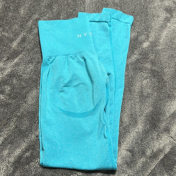 NVGTN CONTOUR CARIBBEAN BLUE LEGGINGS - Picture 3 of 3